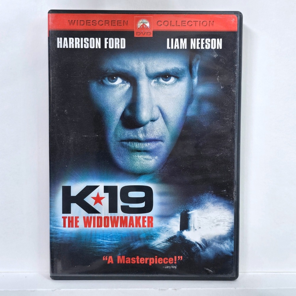 K-19 The Widowmaker DVD Widescreen Harrison Ford Liam Neeson Paramount '02 Movie